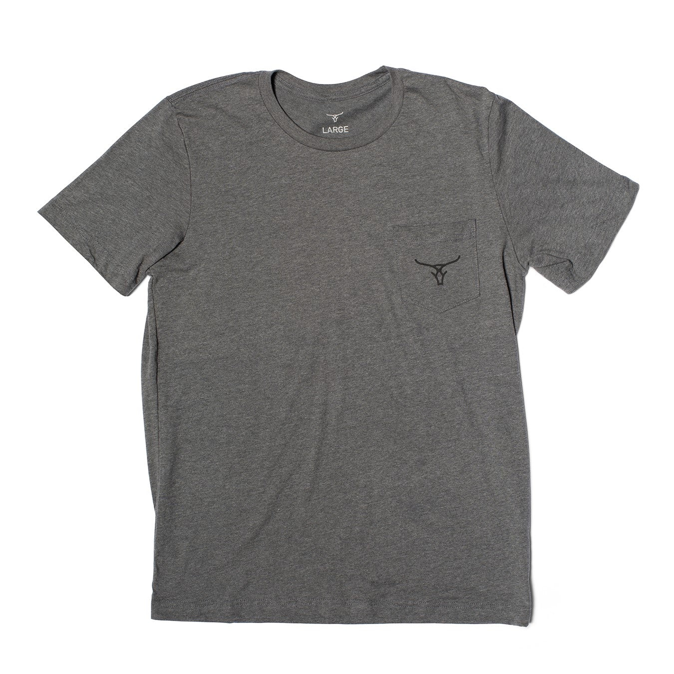 Hendrik Pocket Tee Heather Grey